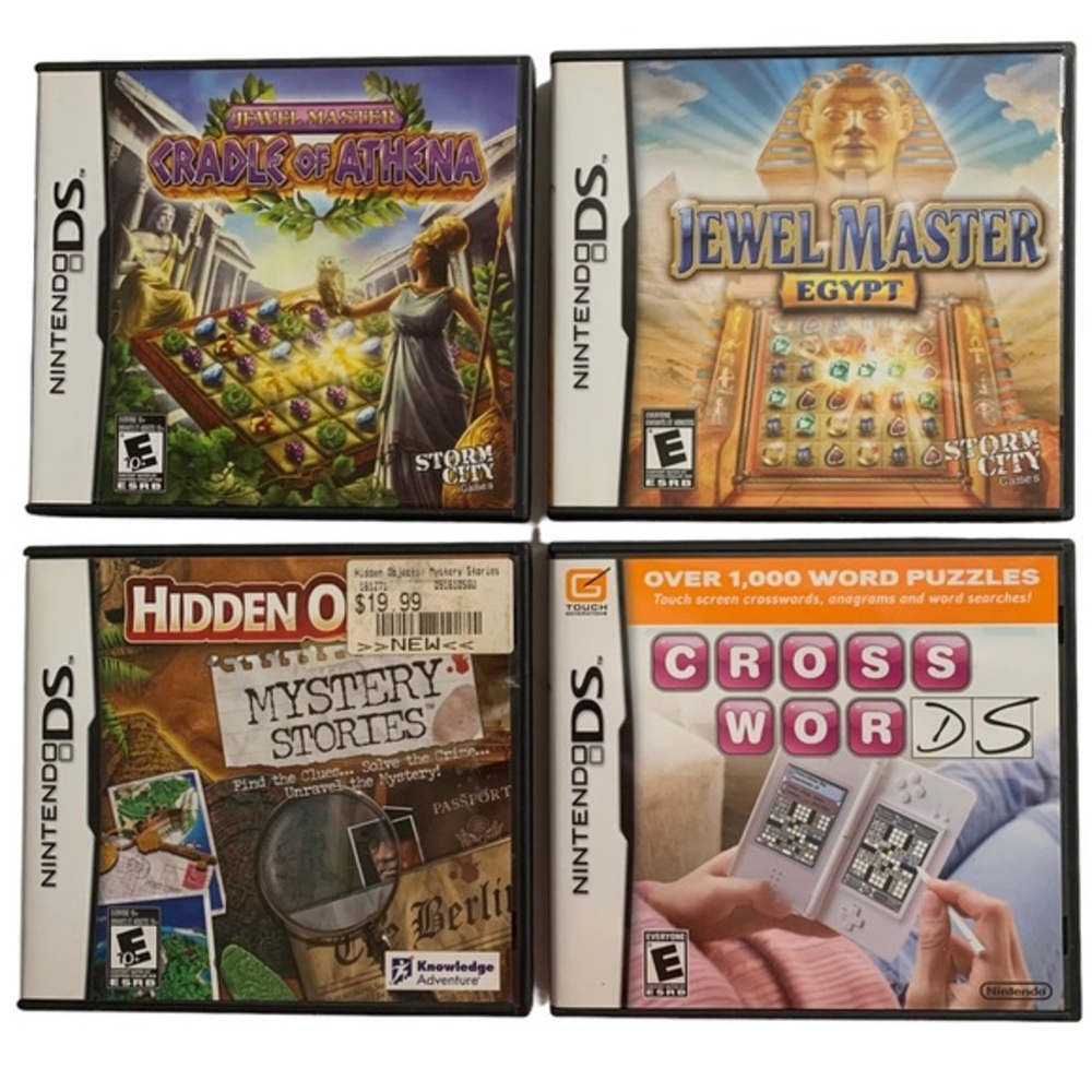 Nintendo DS Jewel Master Egypt Cradle of Athena Hidden Objects‎ Mystery Stories